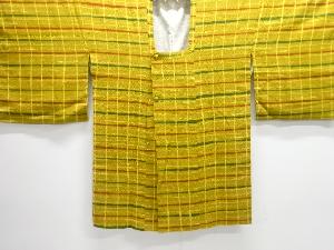 格子模様道行コート